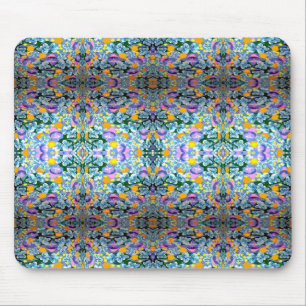 Violets And Lamps Mouse Pad