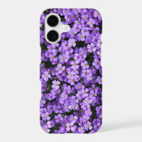Violets Flowers iPhone Case
