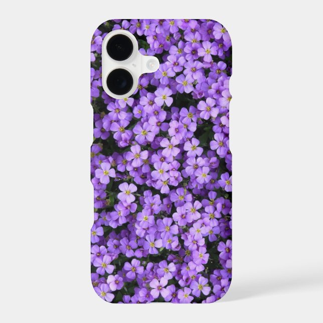 Violets Flowers iPhone Case (Back)