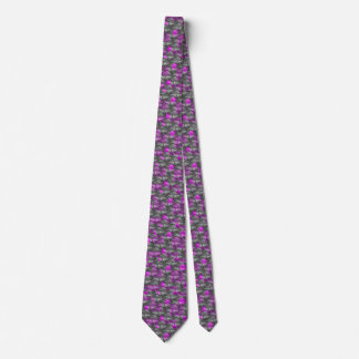 violets for ever geometric tie