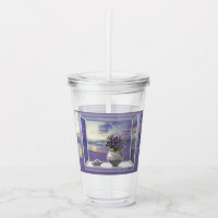 violets in a moon jar