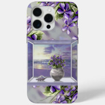 violets in a moon jar