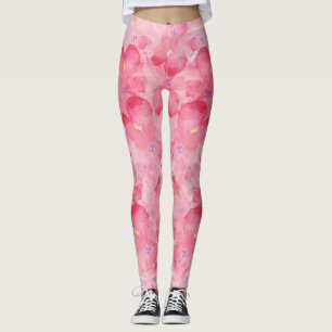 Violets in Pink Leggings