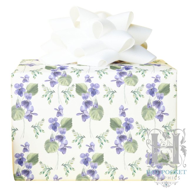 Violets Wrapping Paper (Creator Uploaded)