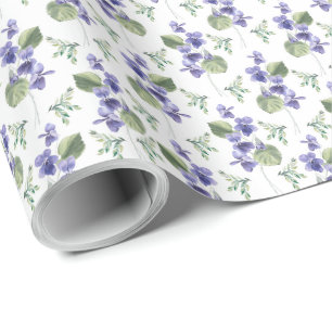 Violets Wrapping Paper
