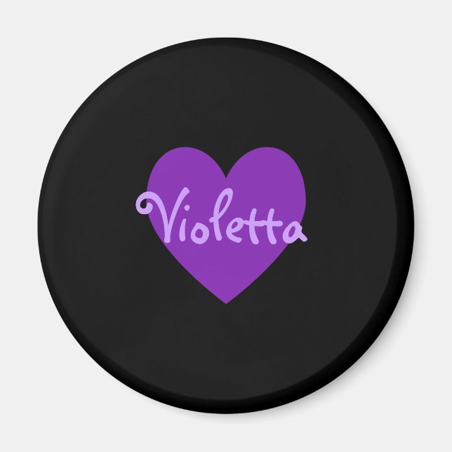 Violetta in Purple Magnet (Front)