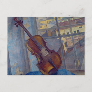 Violin, 1918 postcard