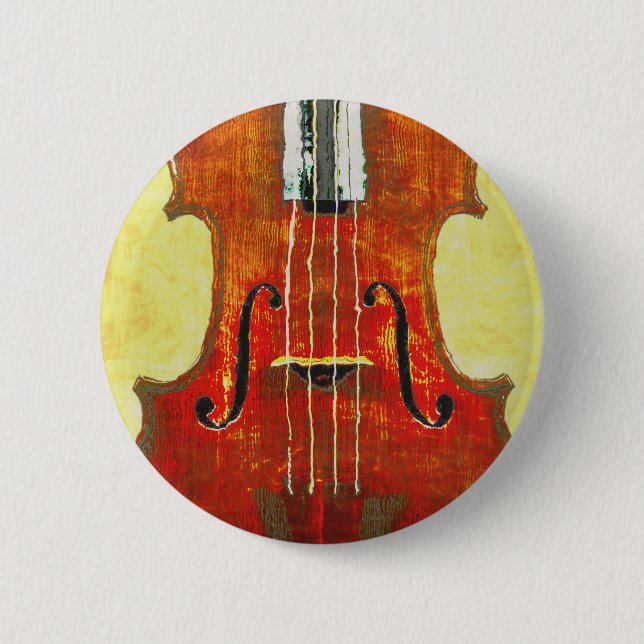 VIOLIN 6 CM ROUND BADGE (Front)