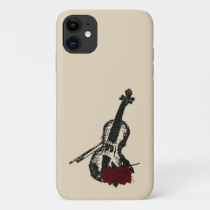 Violin and Roses Case-Mate iPhone Case