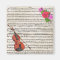 Violin and Roses Vintage Sheet Music Design