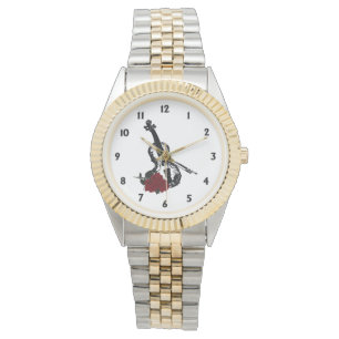 Violin and Roses Watch