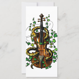 Violin and snake