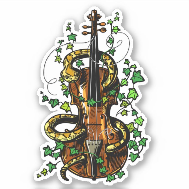 Violin and snake (Front)
