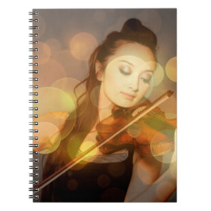 Violin artist solistin instrument notebook