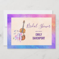 Violin, Ballet Shoes and Butterflies Bridal Shower