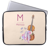 Violin, Ballet Shoes and Butterflies Monogram