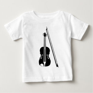 Violin - Black Baby T-Shirt