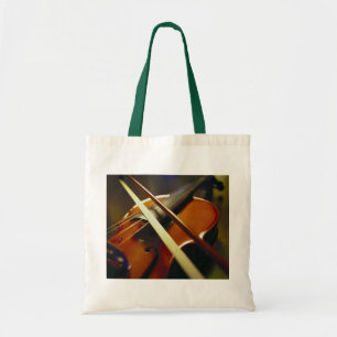 Violin & Bow Close-Up 1 Tote Bag