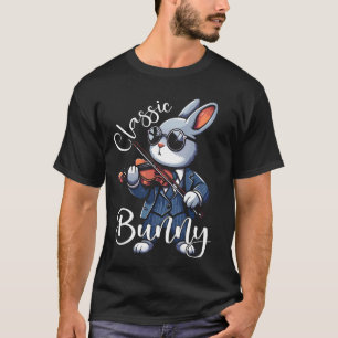 Violin Bunny Rabbit Violinist Fiddle Hare T-Shirt
