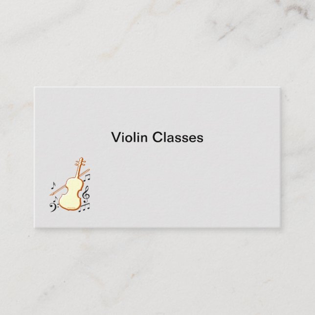 Violin Business Card (Front)