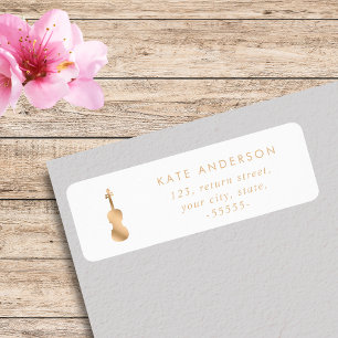 Violin Cello Elegant Music Teacher Modern White