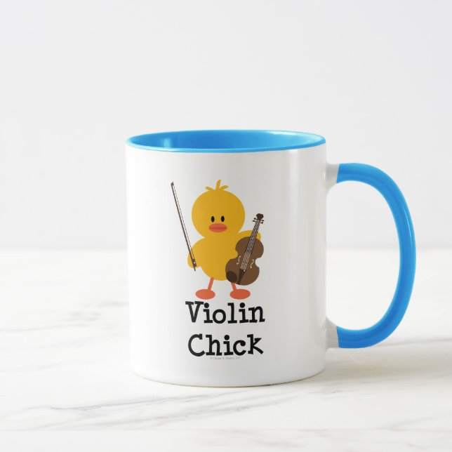 Violin Chick Mug (Right)