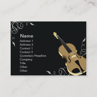 Violin - Chubby Business Card