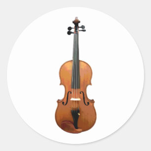 Violin Classical Music Cute Orchestra Classic Round Sticker