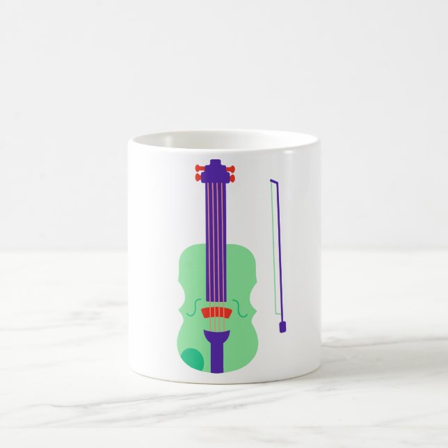 violin coffee mug (Center)