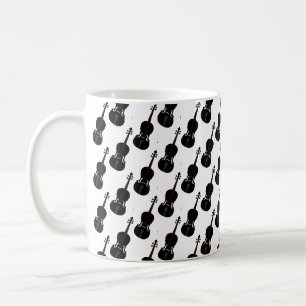 violin coffee mug