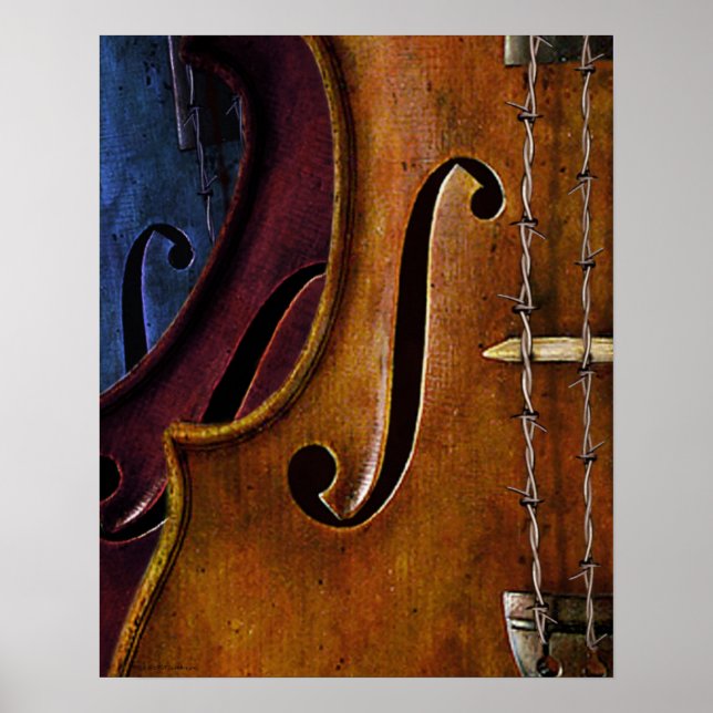 Violin Composition print (Front)