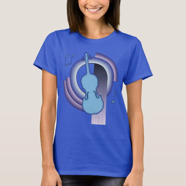 Violin Deco2 T-Shirt (Front)