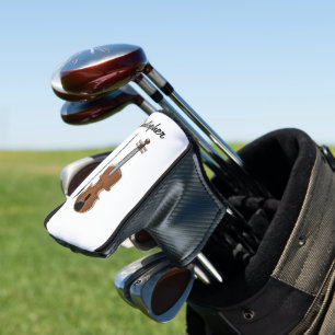 Violin Design Golf Head Cover
