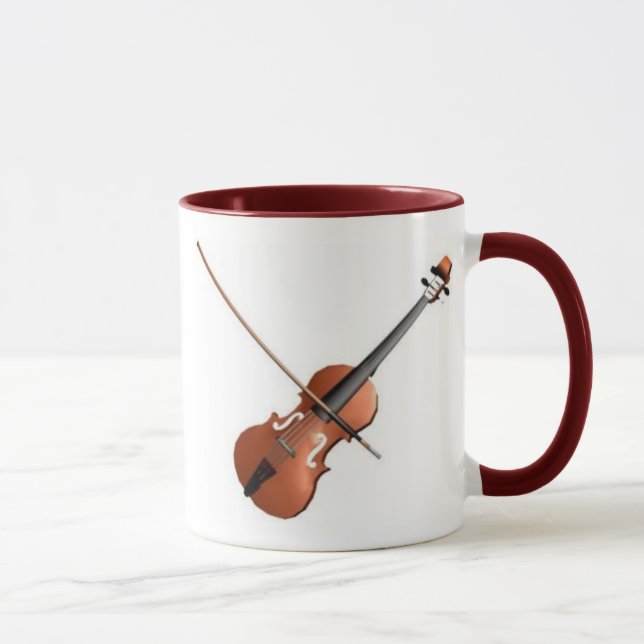 Violin Design Mug (Right)