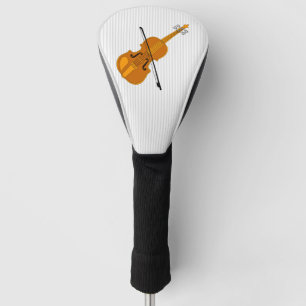 Violin Drawing Golf Head Cover
