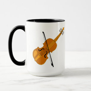 Violin Drawing Mug