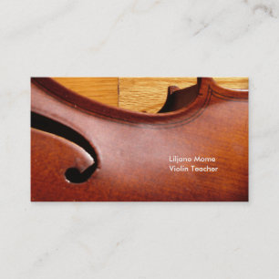 Violin F Hole Violin Business Cards Template