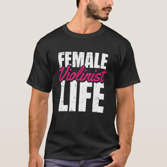 Violin Fiddle   Fiddler Violinist T-Shirt (Front)