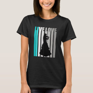 Violin Girl Kid Orange Loves Loves To Orchestra Pl T-Shirt