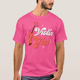 Violin Girl Like A Normal Girl Just Cooler Orchest T-Shirt