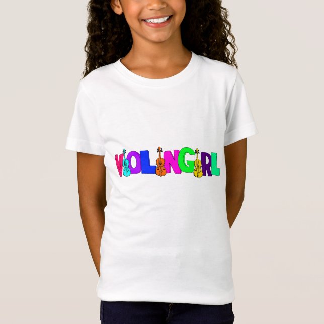 Violin Girl T-Shirt (Front)