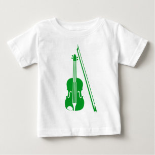 Violin - Grass Green Baby T-Shirt