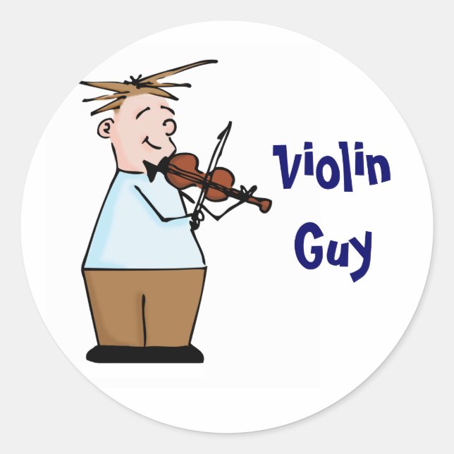 Violin Guy Stickers (Front)