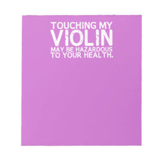 Violin Hazard Notepad