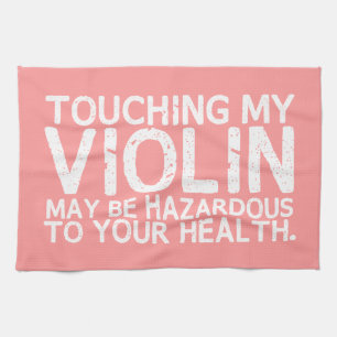 Violin Hazard Tea Towel
