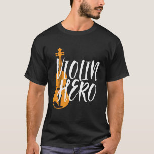 Violin Hero Vintage Violinist Orchestra Music T-Shirt
