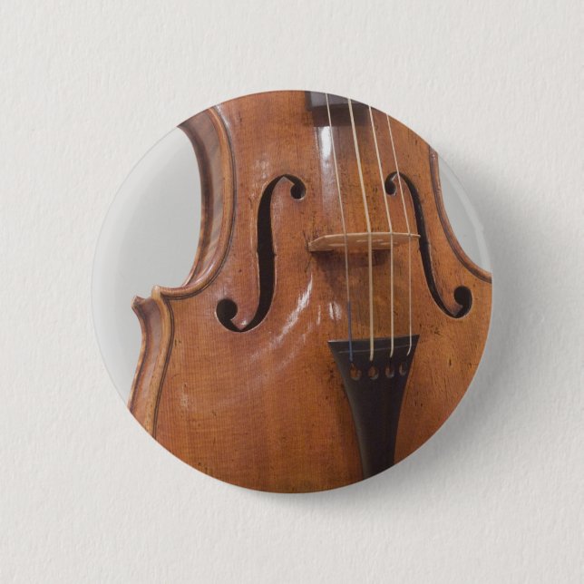 Violin II 6 Cm Round Badge (Front)