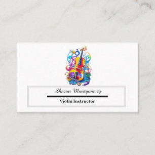 Violin Instructor Business Card
