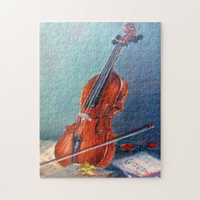 Violín Jigsaw Puzzle (Vertical)