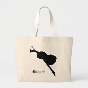 Violin Jumbo Tote Bag